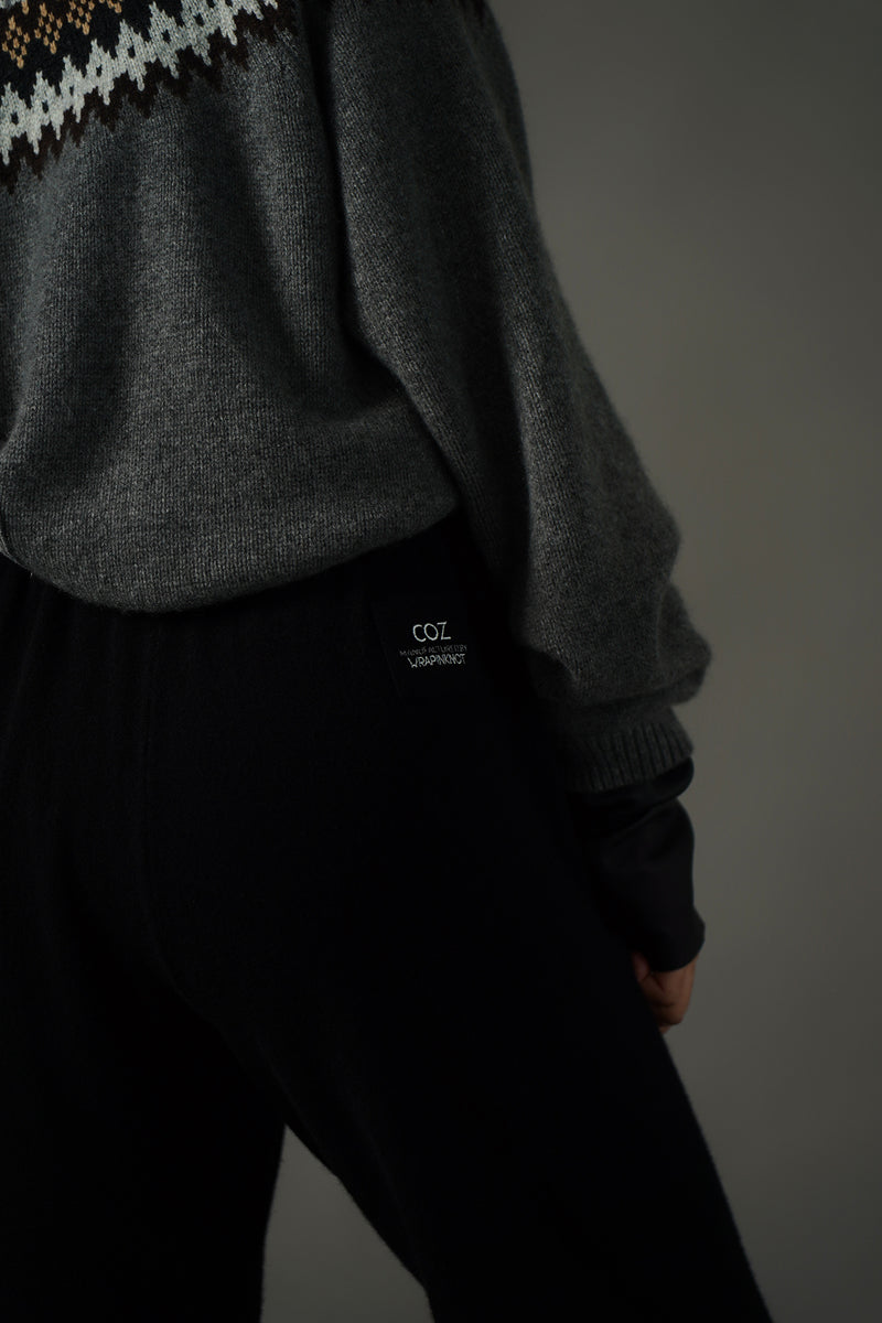 Cashmere Nordic Knit Pullover (CZ325-LPO47) / Gray