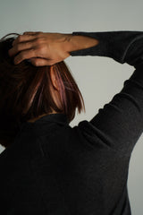 Finest Cashmere Turtleneck Pullover (CZ325-LPO07) / Charcoal