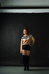 Cashmere Nordic Knit Pullover (CZ325-LPO47) / Camel