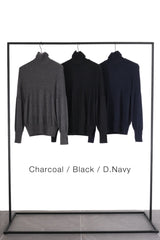 Finest Cashmere Turtleneck Pullover (CZ325-LPO07) / D.Navy