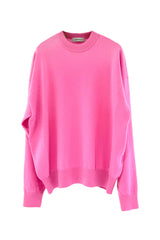 Unisex Cashmere Crew Neck Knit (CZ325-LPO49) / L / PINK