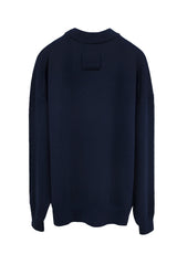 Unisex Cashmere Crew Neck Knit (CZ325-LPO49) / NAVY