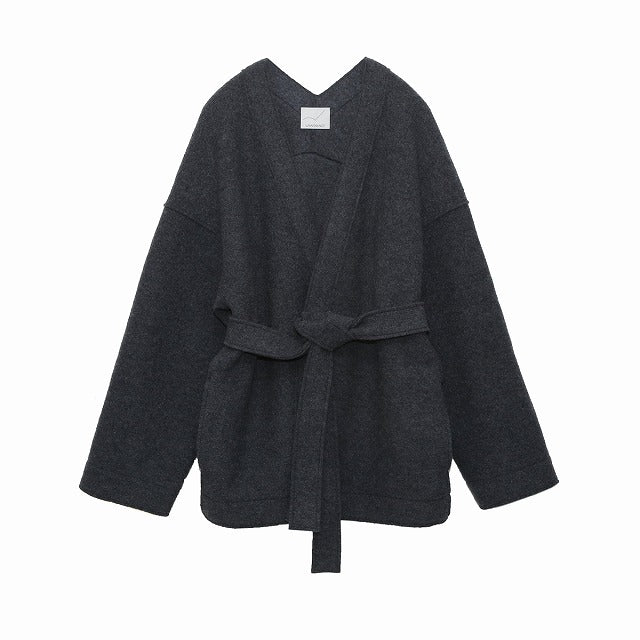 COMPRESSED WOOL SHORT COAT (WK22W-LCO02-08)