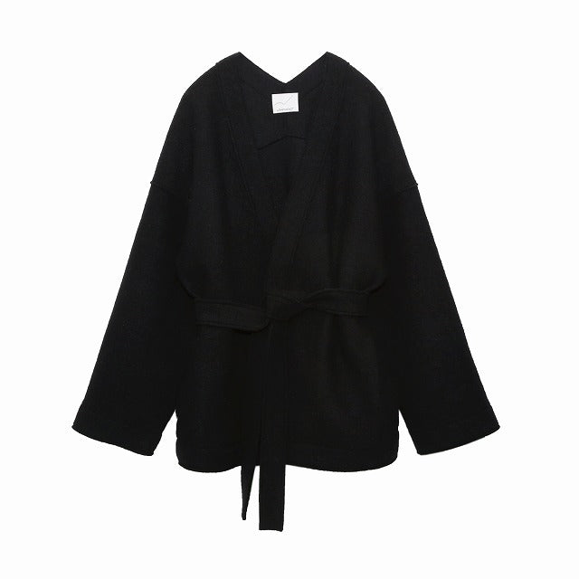 COMPRESSED WOOL SHORT COAT (WK22W-LCO02-09)