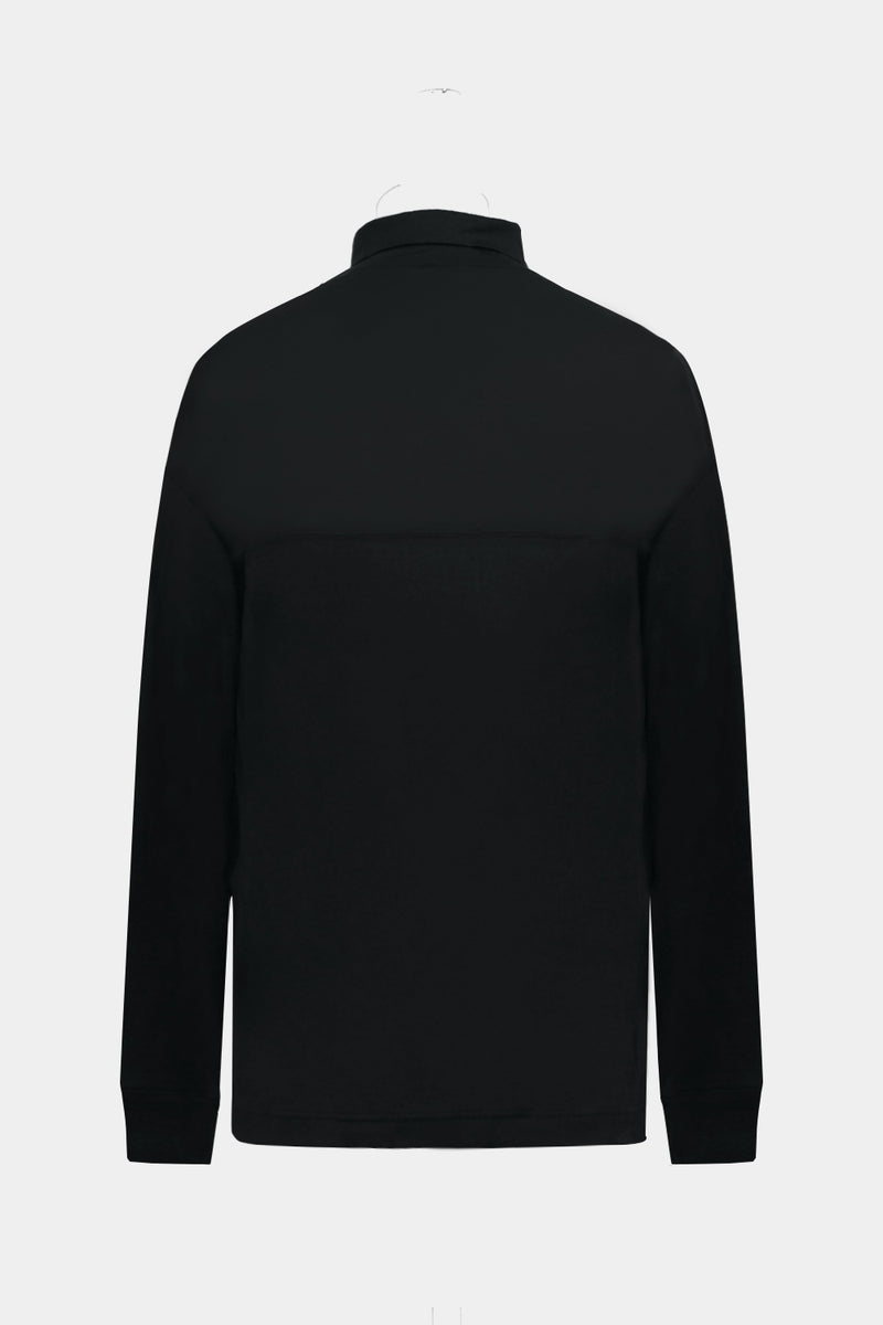 L/S HIGH-NECK PULLOVER (WJ501-MCS09-09) / BLACK