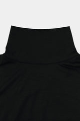 L/S HIGH-NECK PULLOVER (WJ501-MCS09-09) / BLACK