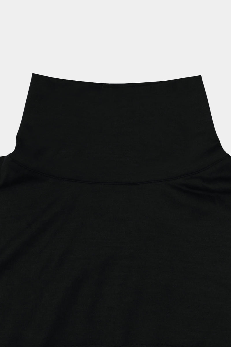 L/S HIGH-NECK PULLOVER (WJ501-MCS09-09) / BLACK