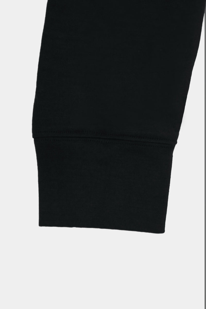 L/S HIGH-NECK PULLOVER (WJ501-MCS09-09) / BLACK