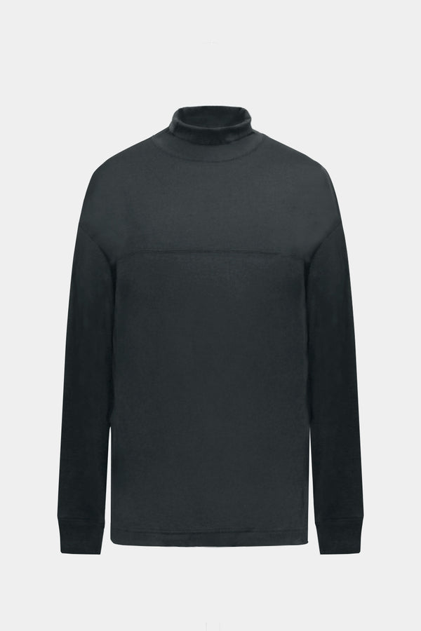 L/S HIGH-NECK PULLOVER (WJ501-MCS09) / CHARCOAL