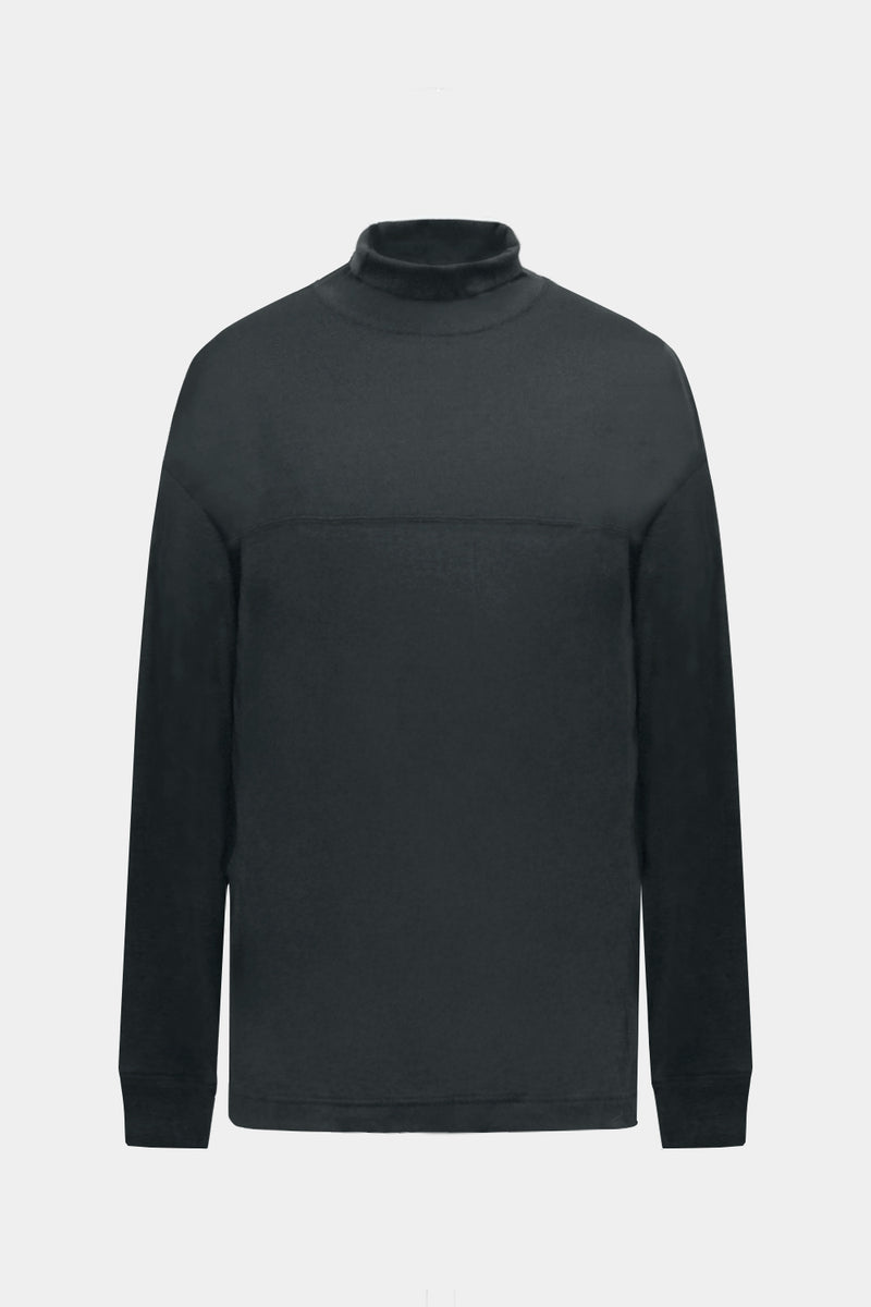 L/S HIGH-NECK PULLOVER (WJ501-MCS09) / CHARCOAL