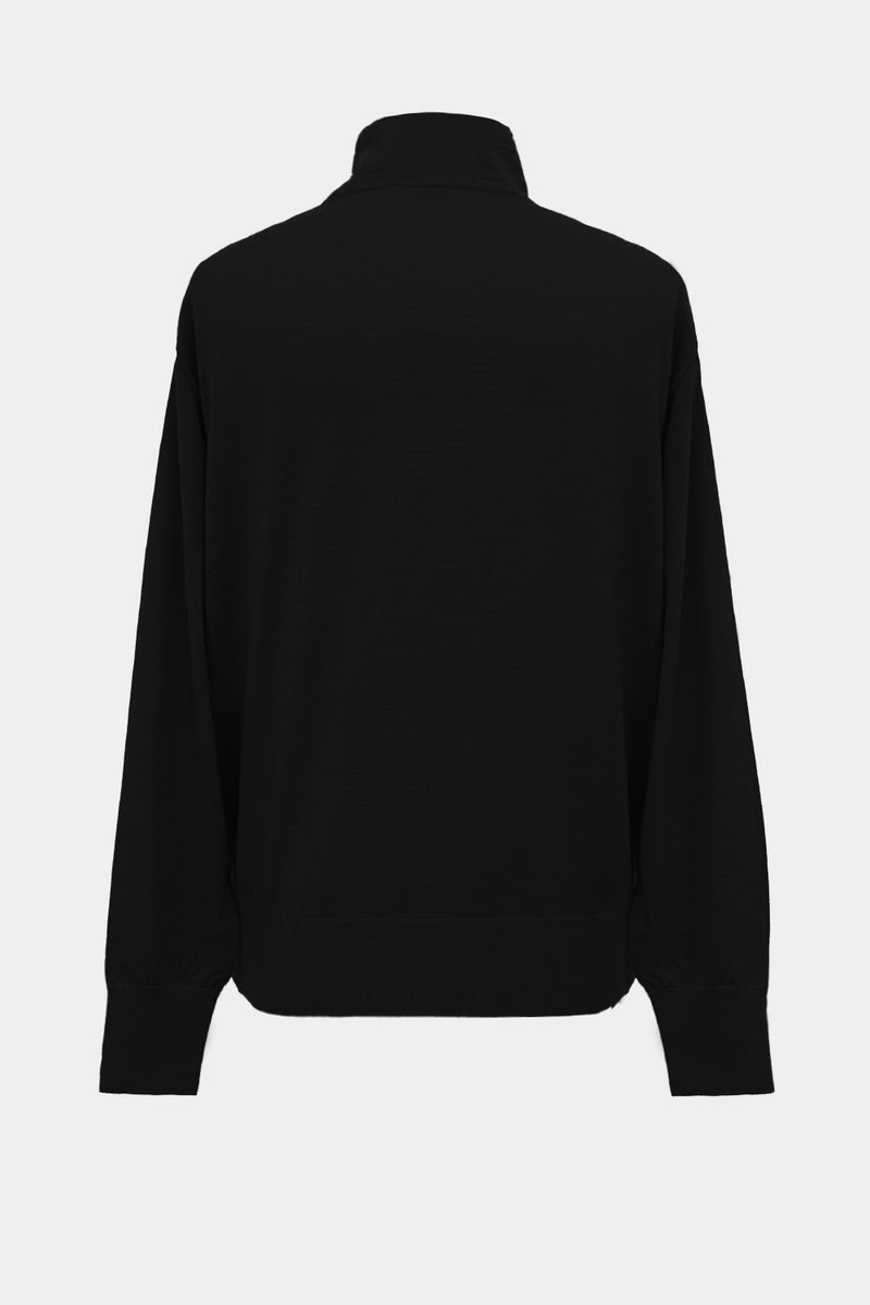high-gauge high-neck knit L/S PO(PU501-MPO08) / BLACK