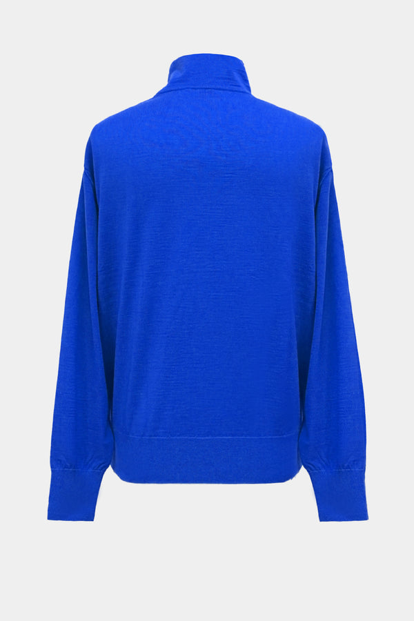 high-gauge high-neck knit L/S PO(PU501-MPO08)  / BLUE