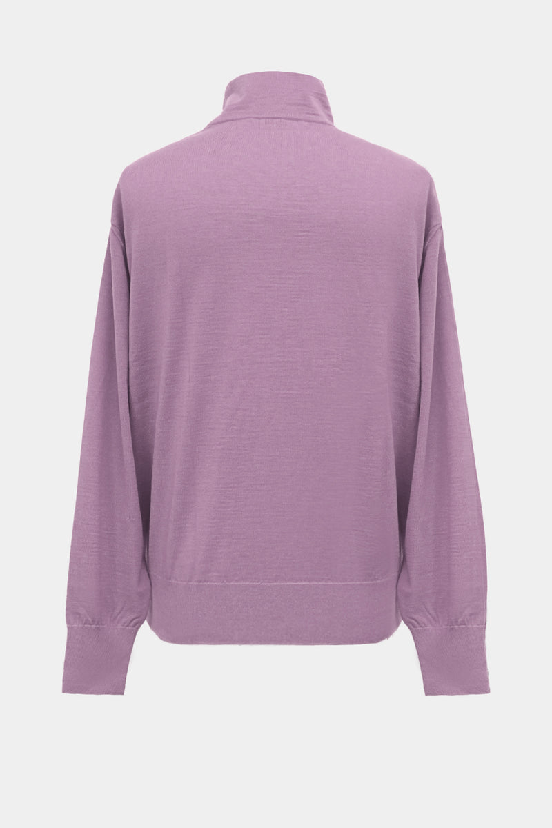 high-gauge high-neck knit L/S PO(PU501-MPO08) / PURPLE