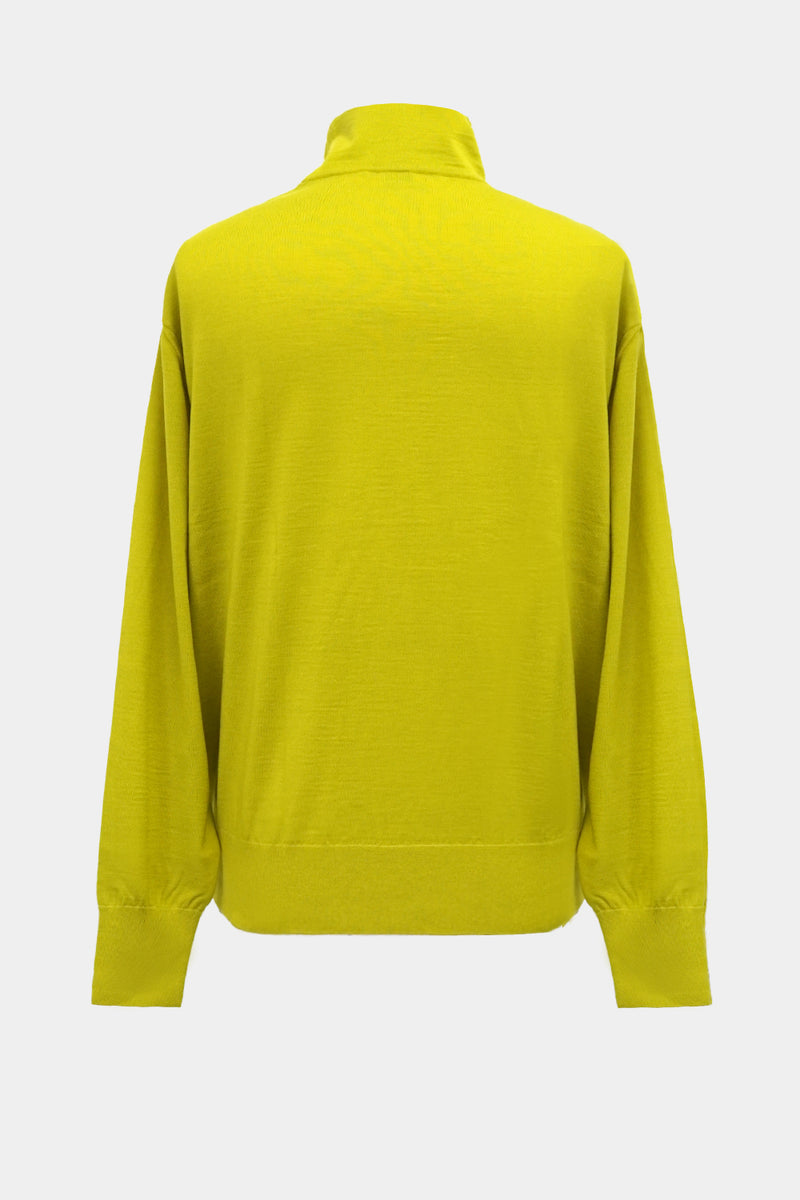 high-gauge high-neck knit L/S PO(PU501-MPO08) / YELLOW