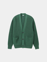 WASHI Middle-gauge AZE Cardigan (PU126-MCD02) / Green