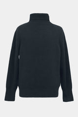 F/C/S big-coller knit L/S PO(PU301-MPO03) / CHARCOAL
