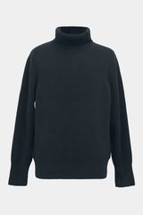 F/C/S big-coller knit L/S PO(PU301-MPO03) / CHARCOAL
