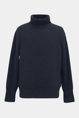 F/C/S big-coller knit L/S PO(PU301-MPO03) / DARK NAVY