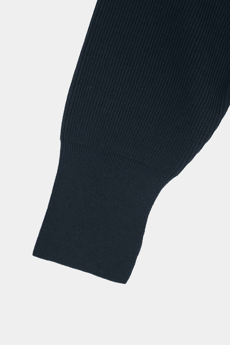 F/C/S big-coller knit L/S PO(PU301-MPO03) / CHARCOAL