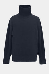 F/C/S big-coller knit L/S PO(PU301-MPO03) / DARK NAVY