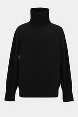 F/C/S big-coller knit L/S PO(PU301-MPO03) / BLACK