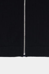 links knit zip jacket(PU325-MJK02) / BLACK