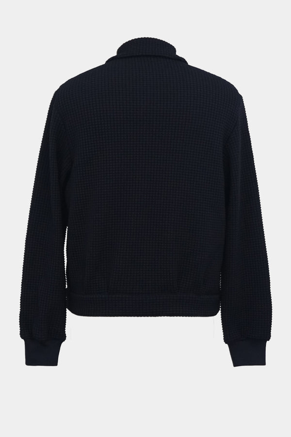 links knit zip jacket(PU325-MJK02) / NAVY