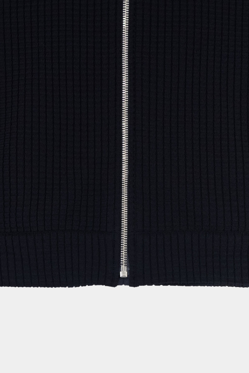 links knit zip jacket(PU325-MJK02) / NAVY