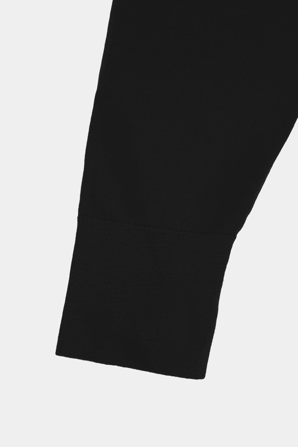 high-gauge crewneck knit L/S PO(PU501-MPO01) / BLACK – the-knitbar.com