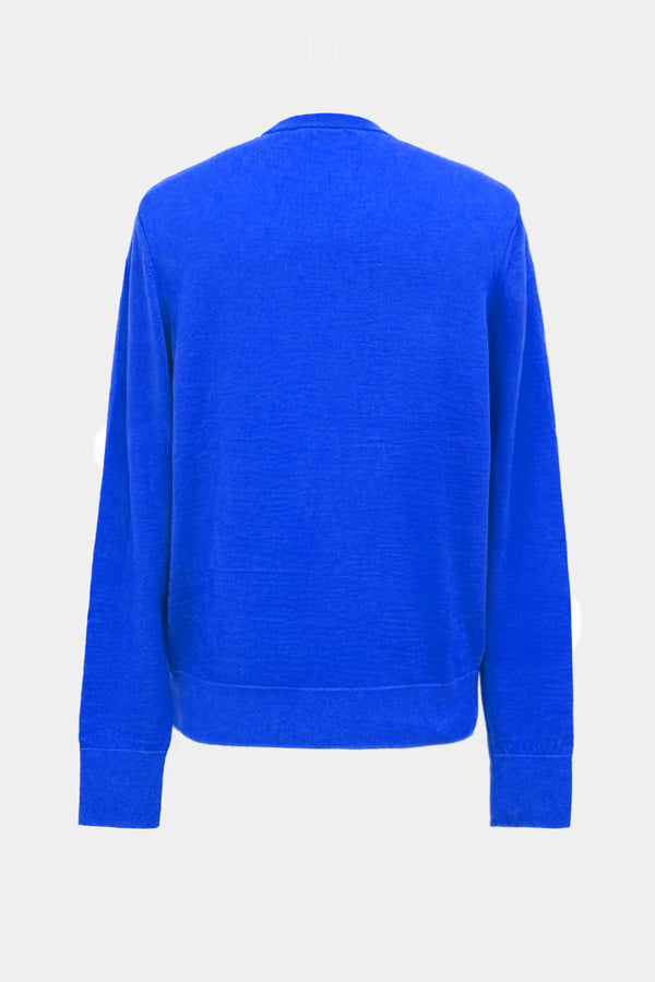high-gauge crewneck knit L/S PO(PU501-MPO01) / BLUE