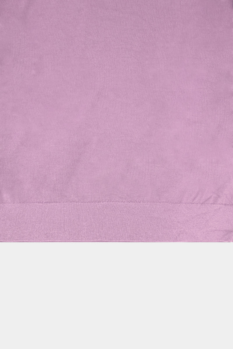 high-gauge crewneck knit L/S PO(PU501-MPO01) / PURPLE