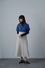 COMPRESSED WOOL SKIRT (WK323-LSK02-42)