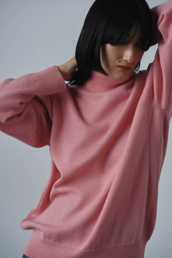 CRUDE WOOL TURTLENECK PULLOVER (WK22W-MPO03-10)