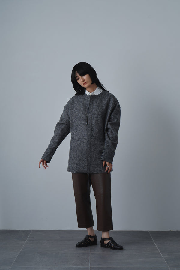 COMPRESSED WOOL PULLOVER (WK323-LPO06-08)