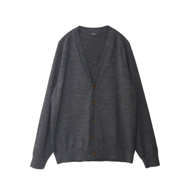 12GG V NECK CARDIGAN (UM302-UCD12-GRY)