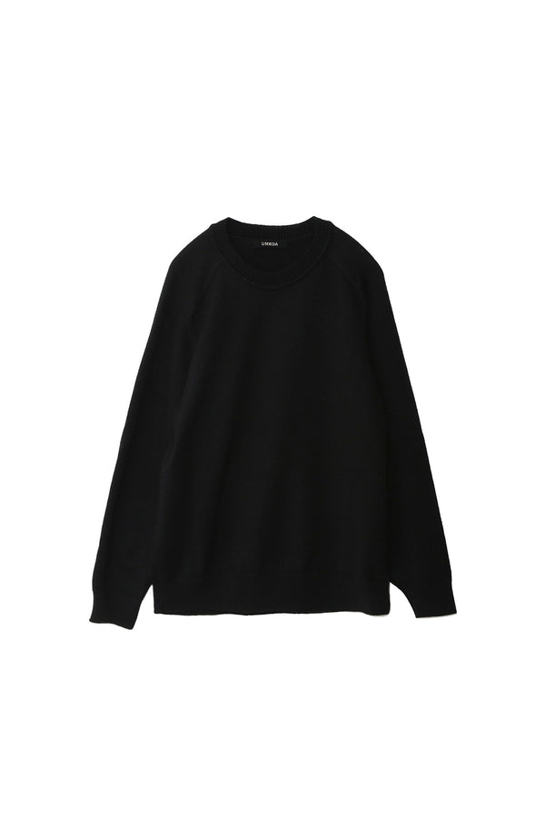 7GG CREW NECK PULLOVER (UM302-UPO07-BLK)