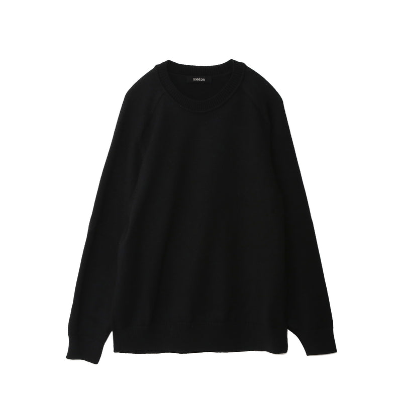 7GG CREW NECK PULLOVER (UM302-UPO07-BLK)