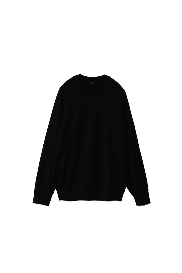 12GG CREW NECK PULLOVER (UM302-UPO12-BLK)