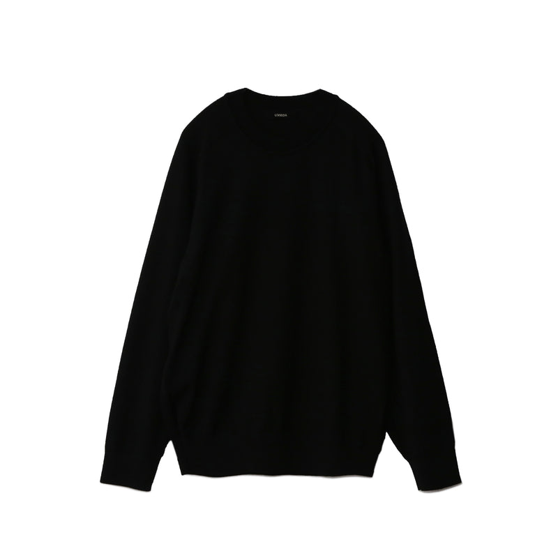 12GG CREW NECK PULLOVER (UM302-UPO12-BLK)