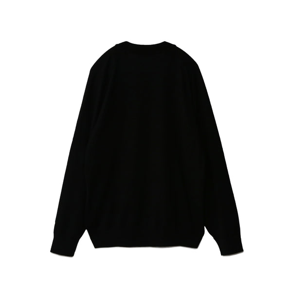 12GG CREW NECK PULLOVER (UM302-UPO12-BLK)