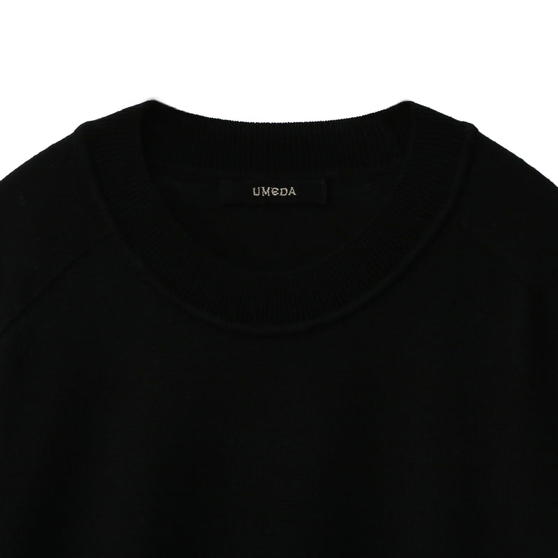 12GG CREW NECK PULLOVER (UM302-UPO12-BLK)