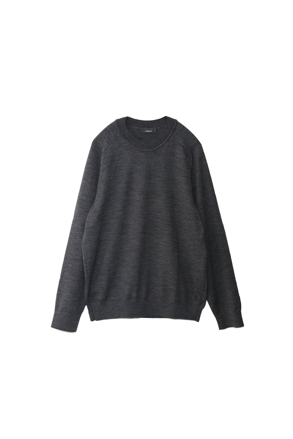 12GG CREW NECK PULLOVER (UM302-UPO12-GRY)