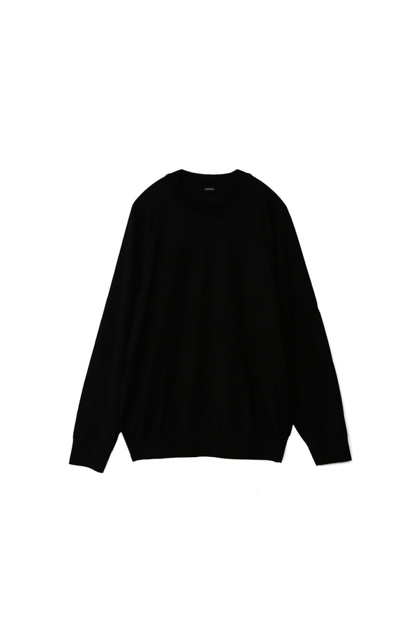 16GG CREW NECK PULLOVER (UM302-UPO16-BLK)