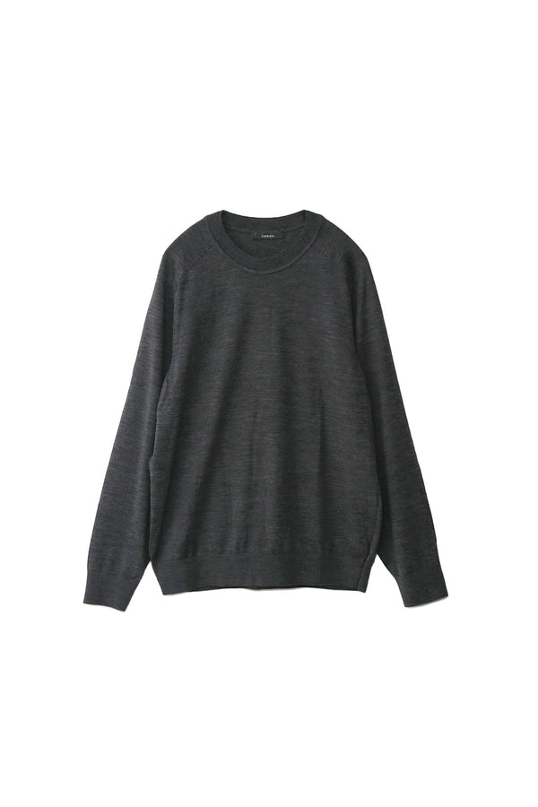 16GG CREW NECK PULLOVER (UM302-UPO16-GRY)