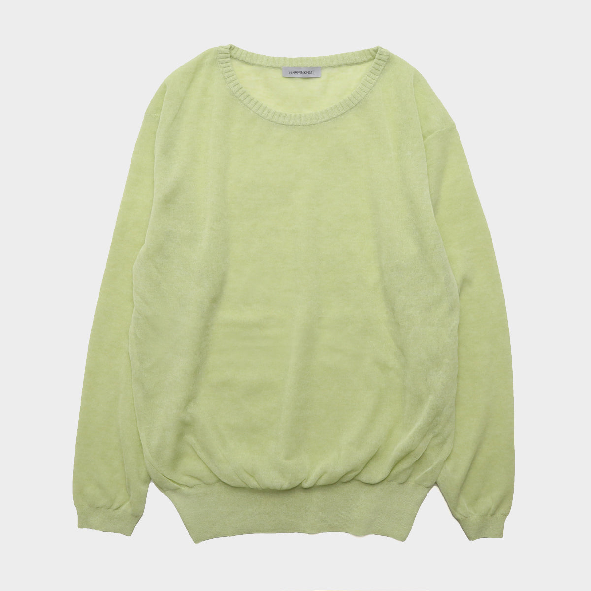 【Womens】 Double Sheer Crew Neck Knit