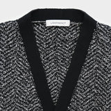 GRANGE HERRINGBONE CARDIGAN (WK323-MCD03-09)