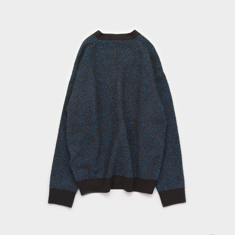 【MENS】 GRANGE HERRINGBONE CARDIGAN
