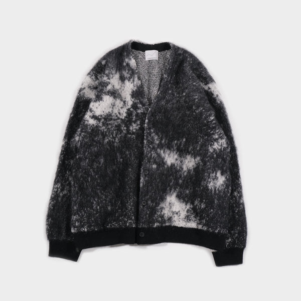 【MENS】 【LIMITED EDITION】BRUSHED MOHAIR KNITTING ART CARDIGAN
