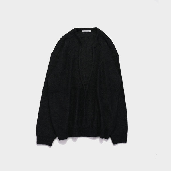 MENS】 MOHAIR SHAGGY DEEP V-NECK PULLOVER – the-knitbar.com