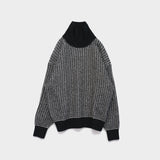 【MENS】 TUCK MELANGE TURTLE-NECK PULLOVER